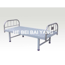 A-125 плоская стационарная кровать с головкой из нержавеющей стали